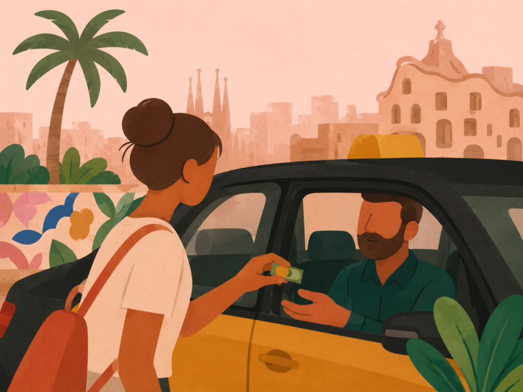 do you tip taxi drivers in Spain